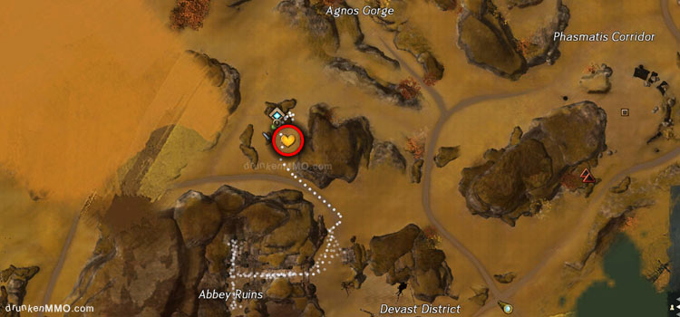 Location of karma vendor Gavros Spiritfoe