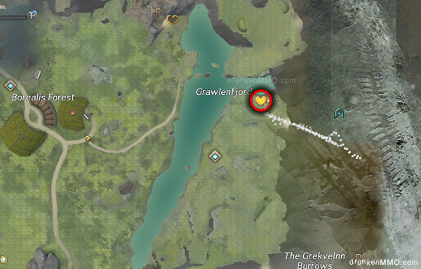 Location of karma vendor Skaald Fearin