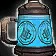 Filled Blue Brewfest Stein