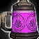 Overflowing Purple Brewfest Stein