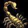 Tiny Bronze Scorpion